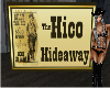 Hico Hideaway sign