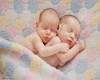 twins baby pic frame