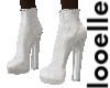 White Suede Boot