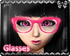- Pink Glossy Glasses