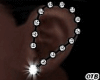 Earrings Diamond~Black