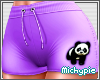 Purple Gym Shorts