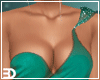 Teal Scarf Gem Dress