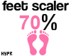 e 70% | Feet Scaler