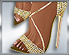 B* Emma Gold Heels