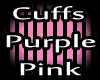 CUFFS Purple Pink Lace