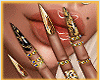 (AC)  Versace Nails Gold