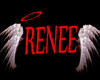 renee angel chest tattoo