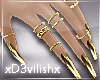 ✘Goldie Nails+Rings