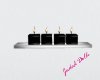 Wall candles Blk