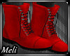 LaceUp Boots Red/Black