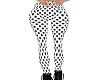 B&W Dot Tights/Gee