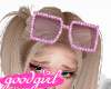 pink glasses gudgrl♡
