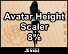 Avatar Height Scale 8%