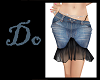 Do.Sweet blue jeans skir
