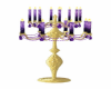Purple & Gold candles