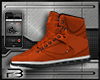FB- Orange Sneakers X