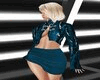 Sequin blue mini LLT