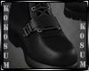 Steel Blk Leath Boots