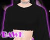Cropped Sweater BLK A