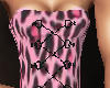 Pink Leopard Corset Dres