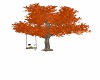 autum tree with swing