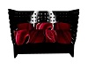 blacke/red sofa shion