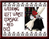 {SCC}Red/White Corsage