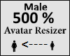 Avatar scaler 500% Male
