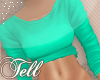 [LD]  -Teal Rolled Top -