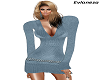 Ayda Blue Sweater Dress