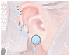 B| Ouija Earrings - Sky