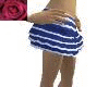blu miniskirt
