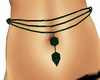 Dark Green Belly Chain