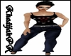 (KPR)PF Blk Top/Bl Jeans
