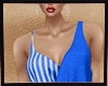 〆 Blue Wrap Dress
