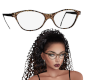 Glasses leopard print