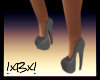 !xBx!Grey Suede Heels