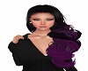 Zoella Black-Purple Omb