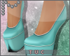 T! Simple blue heel.