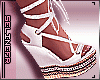 Wedges heels white