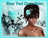|DRB|Rose Teal Deco Hair