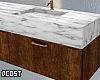 Marble Gold Sink