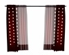 Maroon Lighted Curtains