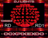Red ball dj light