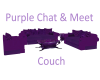 Purple Chat & Meet Couch