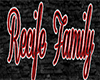 Recife Family Red sign