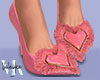 VK. Pink Heart Heels