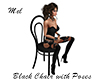 Black Chair Sexy Poses