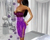 Eria Violet Short Dress